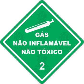 Gás não inflamável não tóxico